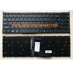 Acer Keyboard คีย์บอร์ด ASPIRE A515-53   ภาษาไทย อังกฤษ (รบกวนแกะเทียบก่อนสั่งนะครับ)
